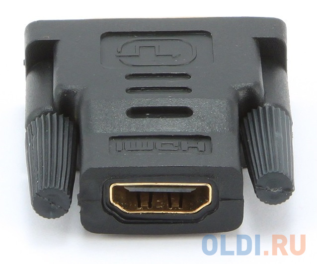 Адаптер (переходник) Gembird HDMI-DVI A-HDMI-DVI-2, 19F/19M, золотые разъемы, пакет