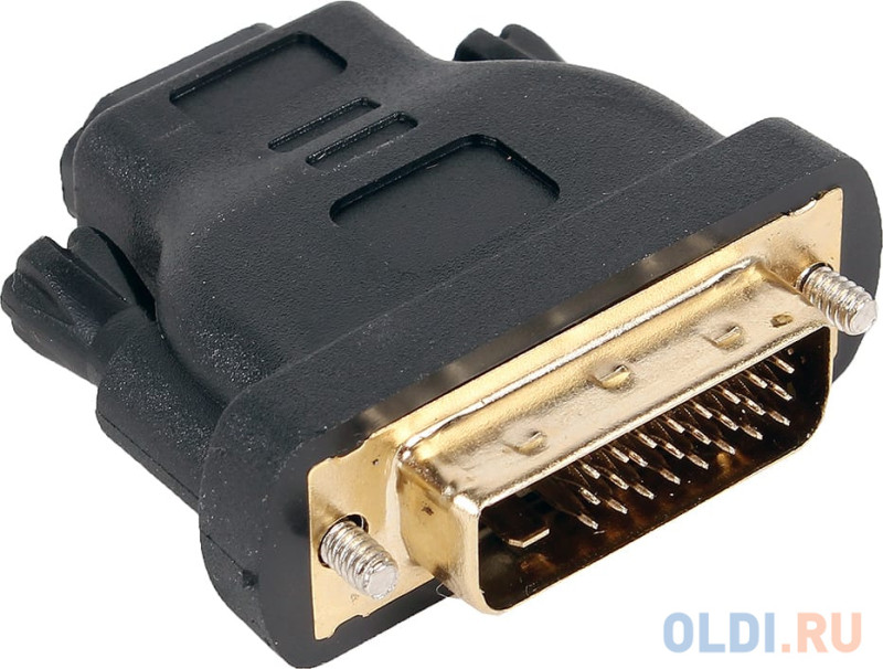 Переходник Aopen HDMI 19F to DVI-D 25M позолоченные контакты <ACA312