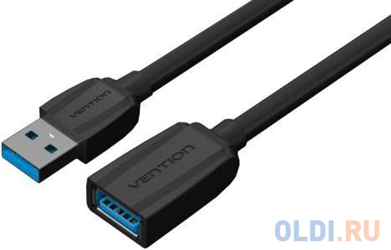 Кабель-удлинитель Vention USB 3.0 AM/AF - 3м Black Edition