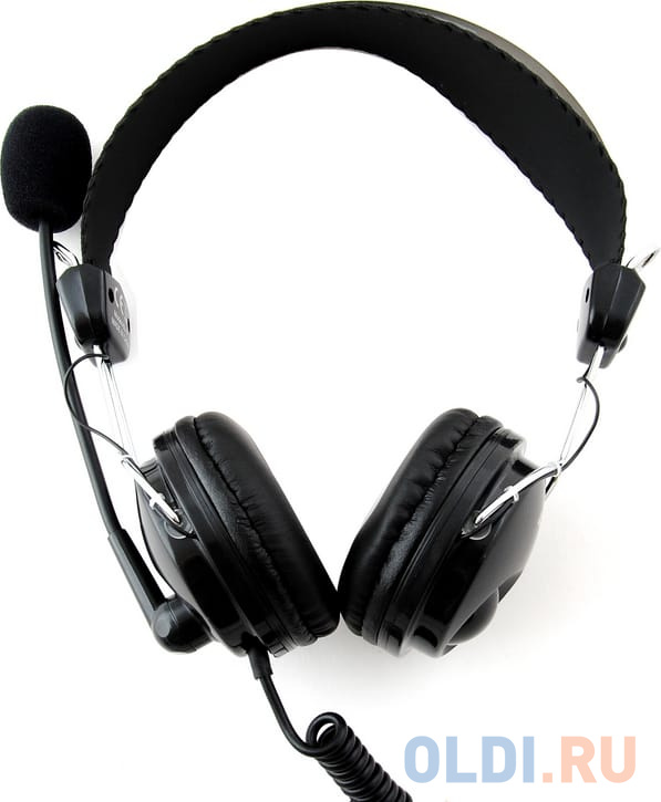 Гарнитура  A4Tech HS-7P черный 2.5м накладные