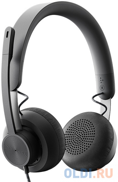 Logitech Headset Zone Wired  Teams Graphite