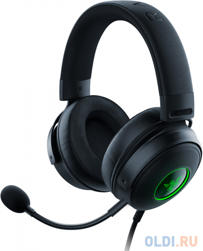 Игровая гарнитура проводная Razer Kraken V3 Hypersense черный RZ04-03770100-R3M1