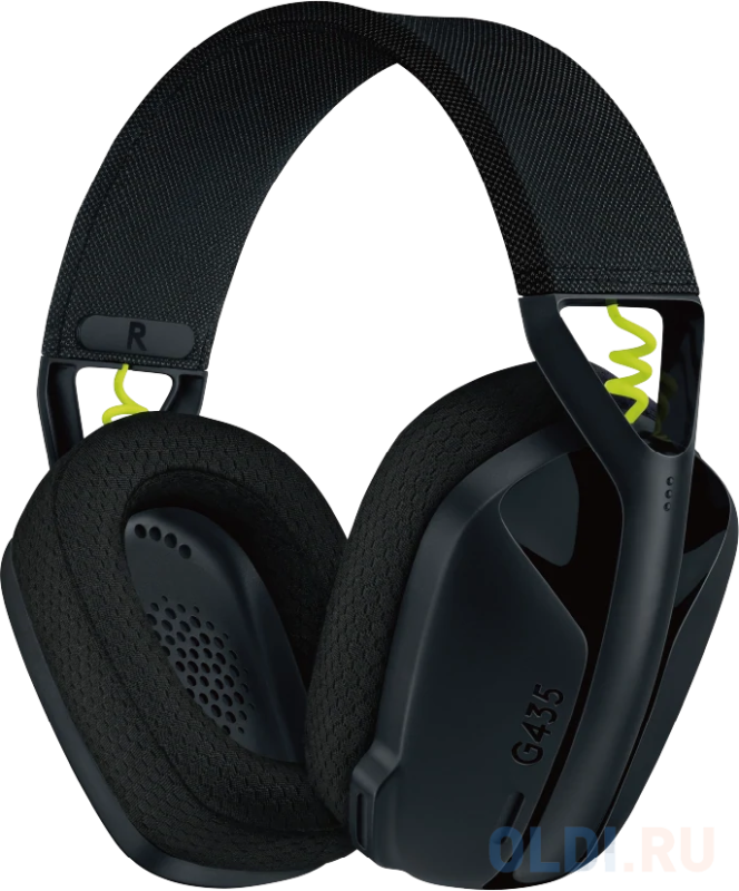 Гарнитура/ Logitech Headset G435 LIGHTSPEED Wireless Gaming BLACK- Retail