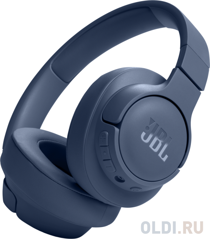 Гарнитура мониторные JBL Tune 720 BT 1.2м синий беспроводные bluetooth оголовье (JBLT720BTBLU)