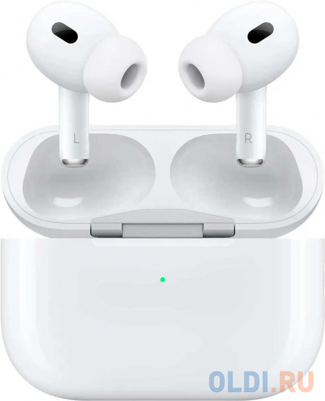 Гарнитура внутриканальные Apple AirPods Pro 2 2023 USB-C A3047/A3048/A2968 белый беспроводные bluetooth в ушной раковине (MTJV3ZA/A)