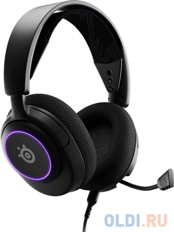 Наушники с микрофоном Steelseries Arctis Nova 3 черный 1.2м оголовье (61631)