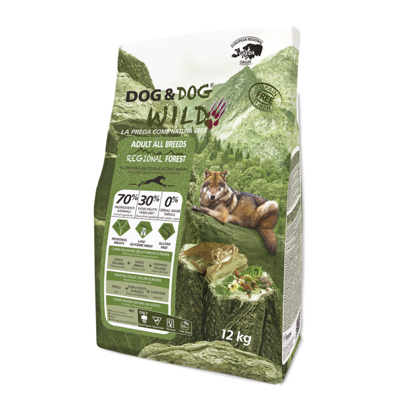 Dog & Dog Wild Regional Forest Сухой корм для собак, с кабаном, 12 кг