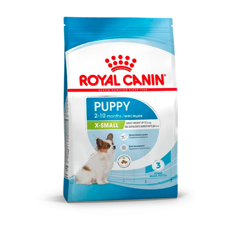 Royal Canin X-Small Junior корм для щенков миниатюрных поро до 10 месяцев, 1,5 кг