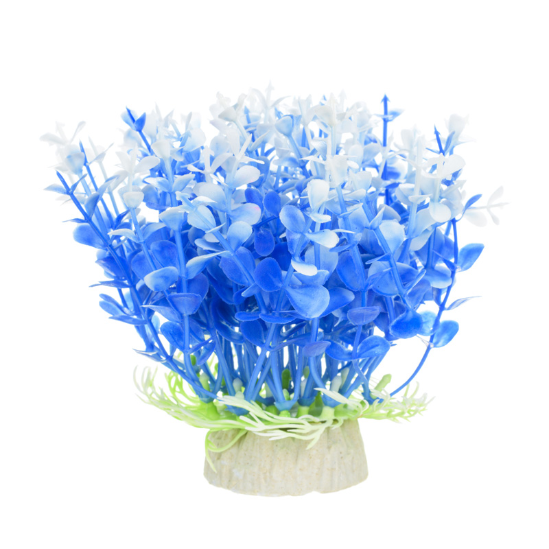 AquaFantasy Растение голубое 10*10*12см