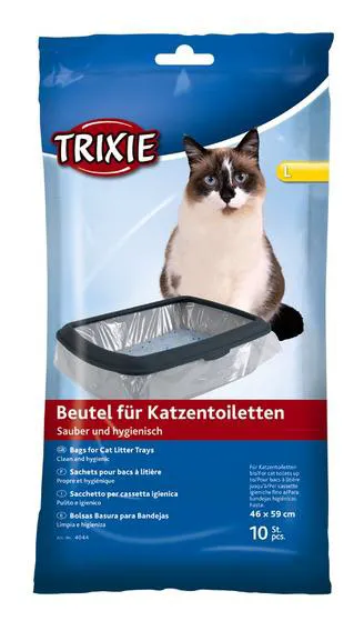 Trixie Пакеты для уборки кошачьих туалетов L, 46x59 см, 10 шт