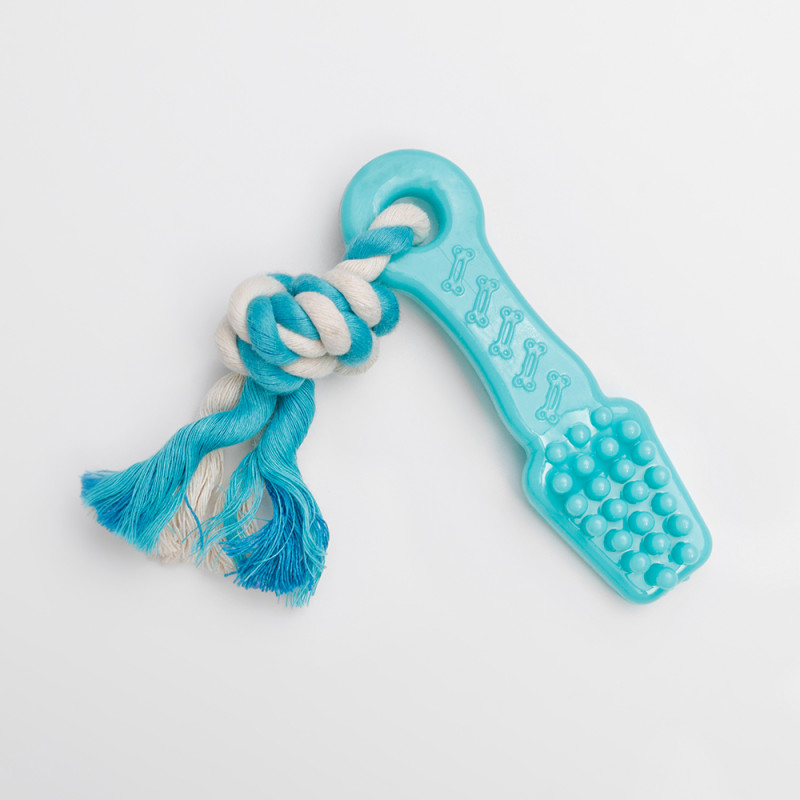 Rurri Игрушка для собак Расческа с веревкой, 19х3,5х2 см