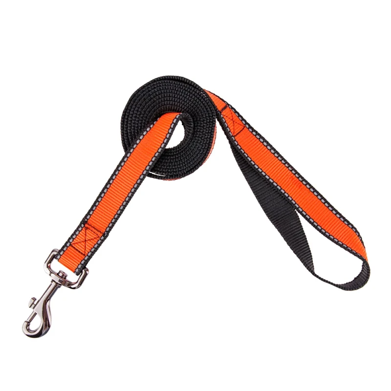 Rungo Поводок для собак нейлон светоотражающий оранжевый, 20x3 м