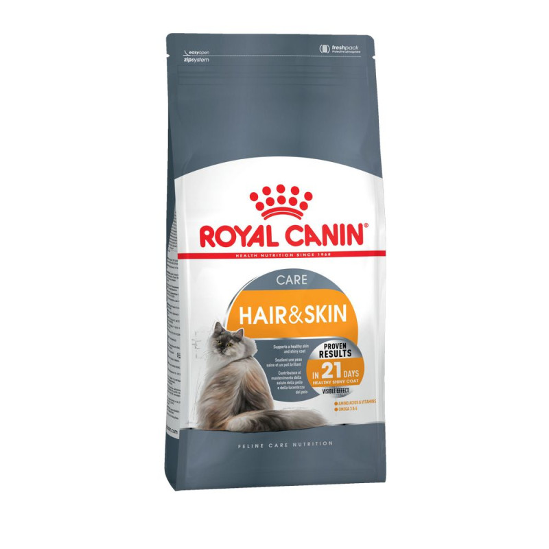 Royal Canin Hair and Skin Care 33 Сухой корм для поддержания здоровья кожи и шерсти у взрослых кошек, 10 кг