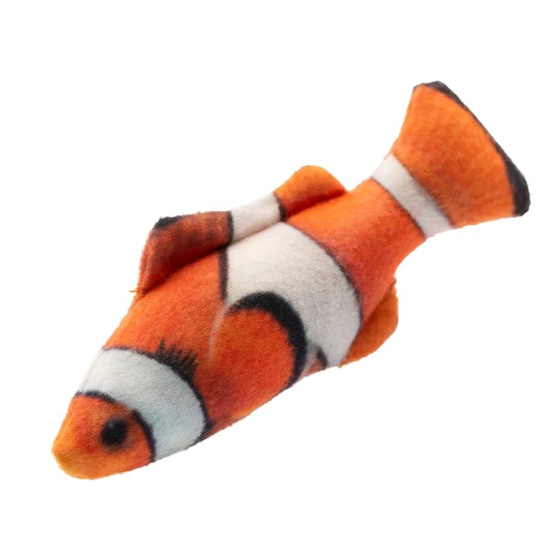 Pet Hobby Игрушка для кошек Рыба Клоун с валерианой и кошачьей мятой 11,5 см