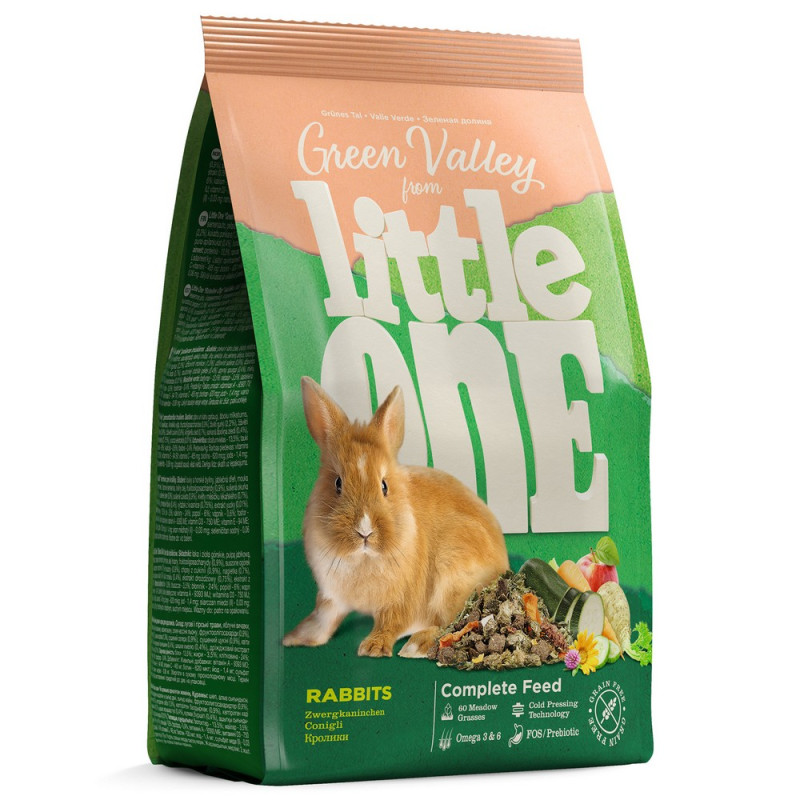 Little One Корм для кроликов Зелёная долина, 750 гр.
