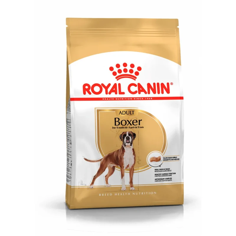Royal Canin Boxer Adult корм для собак породы боксер старше 15 месяцев, 12 кг