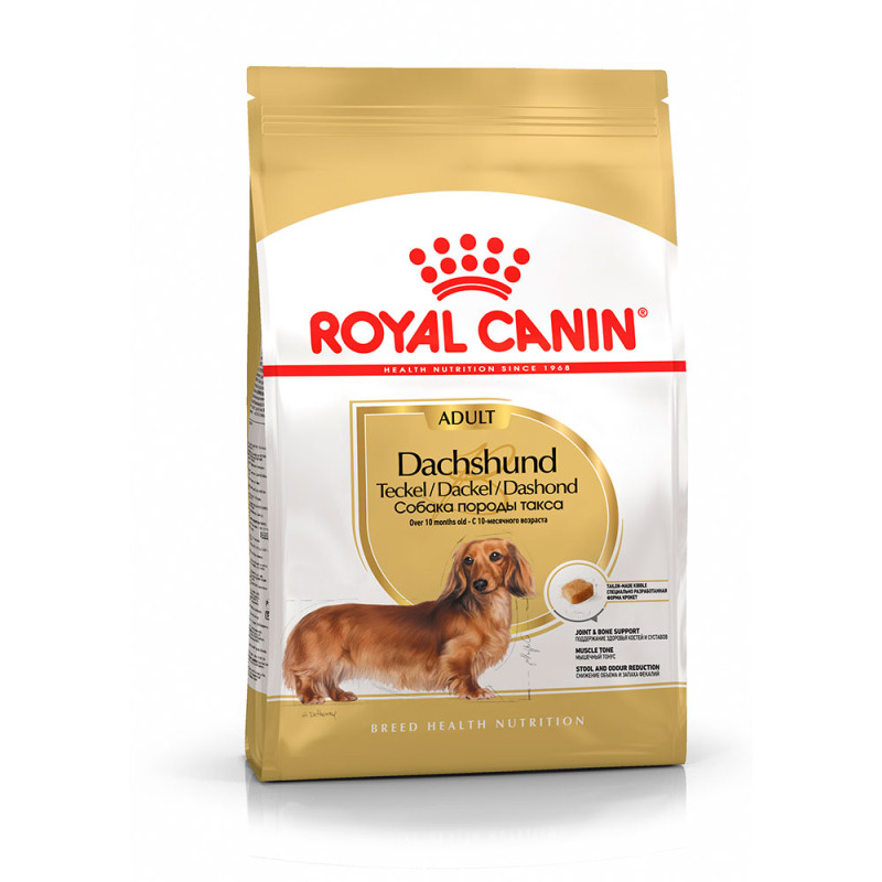 Royal Canin Dachshund Adult Сухой корм для собак породы такса старше 10 месяцев, 1,5 кг