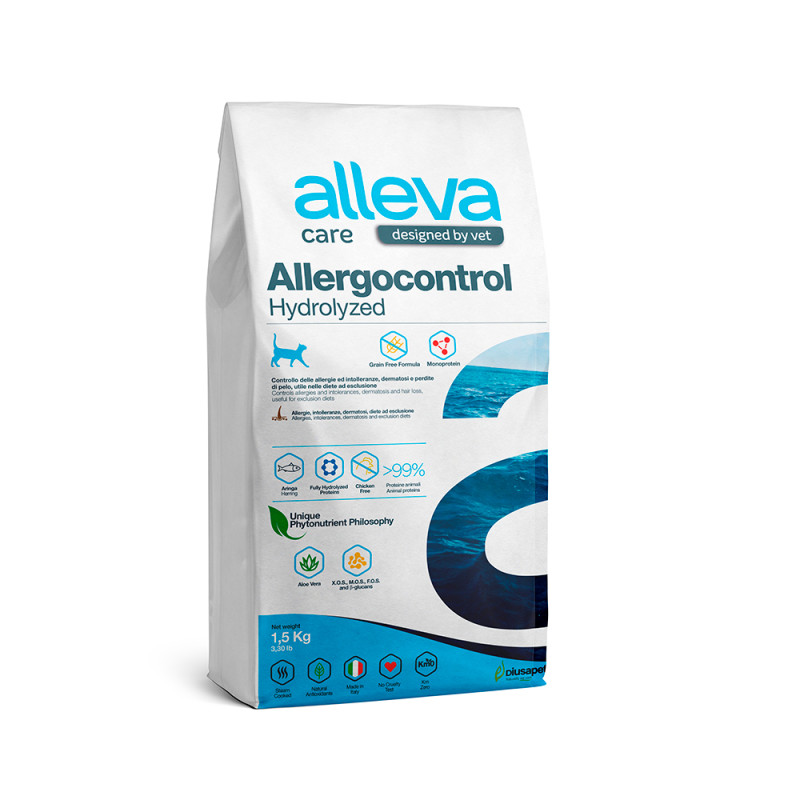 ALLEVA Cat Allergocontrol Сухой диетический корм для кошек, 1,5 кг