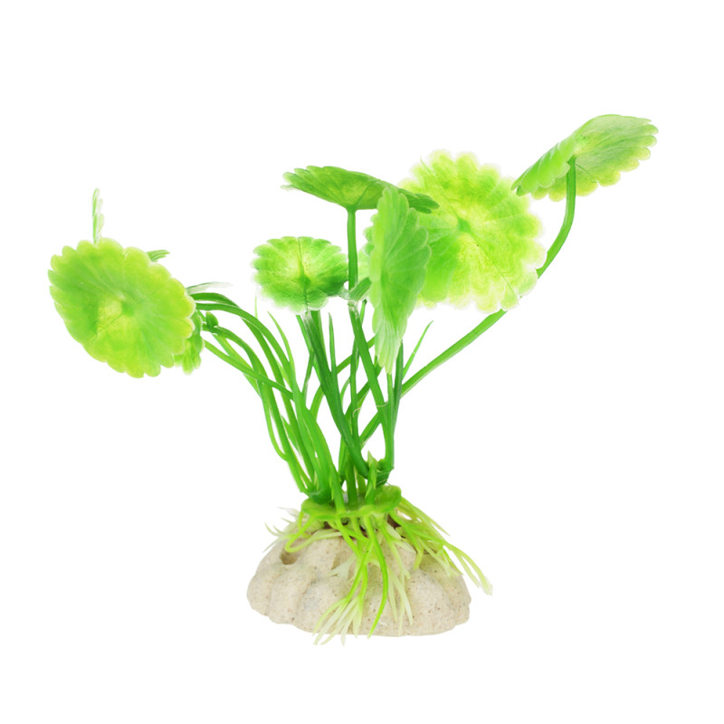 AquaFantasy Растение зеленое 10см