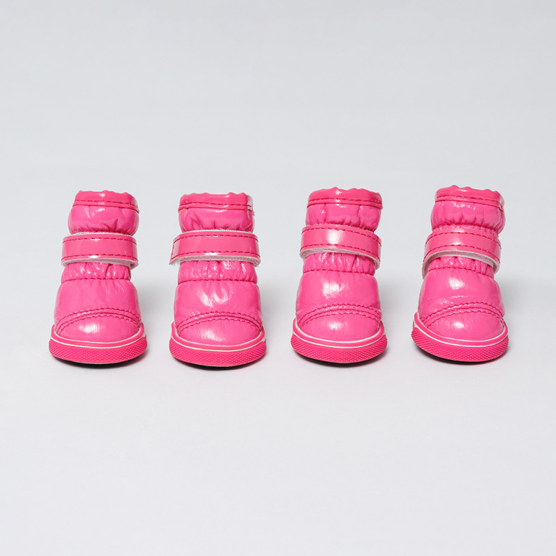 Petmax Ботинки-дутики для собак, M, розовые