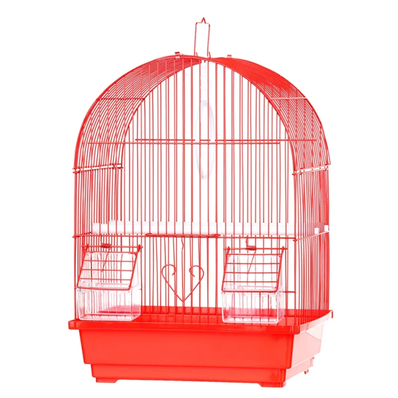Petmax Клетка для мелких птиц 30x23x41,5 см красная