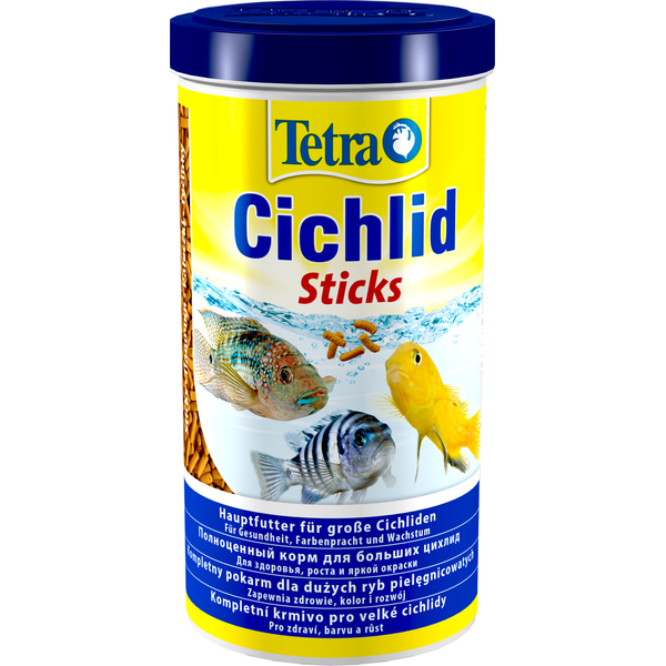 Tetra Cichlid Sticks корм для рыб всех видов цихлид в гранулах, 1 л