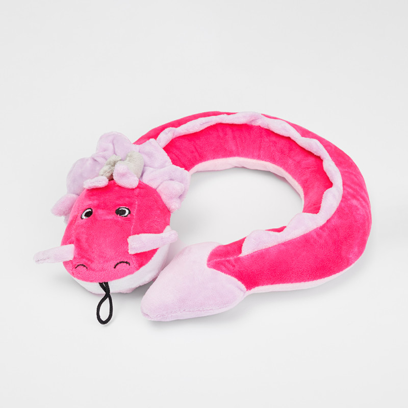 Rurri Игрушка для собак Дракон, 30 см, розовый