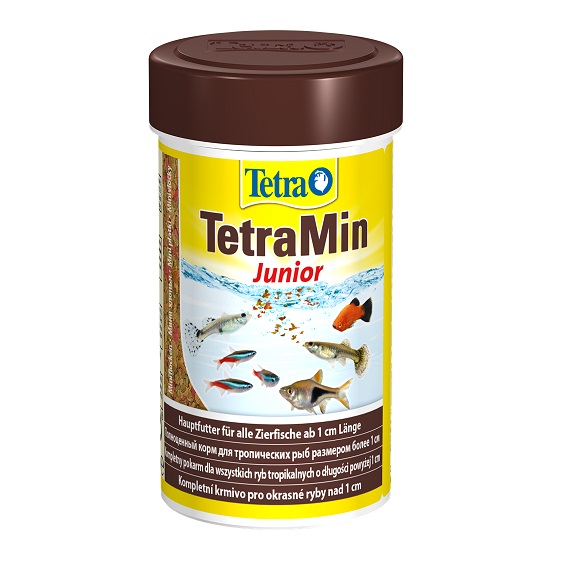 Tetra Min Junior корм для рыб в мелких хлопьях, 100мл
