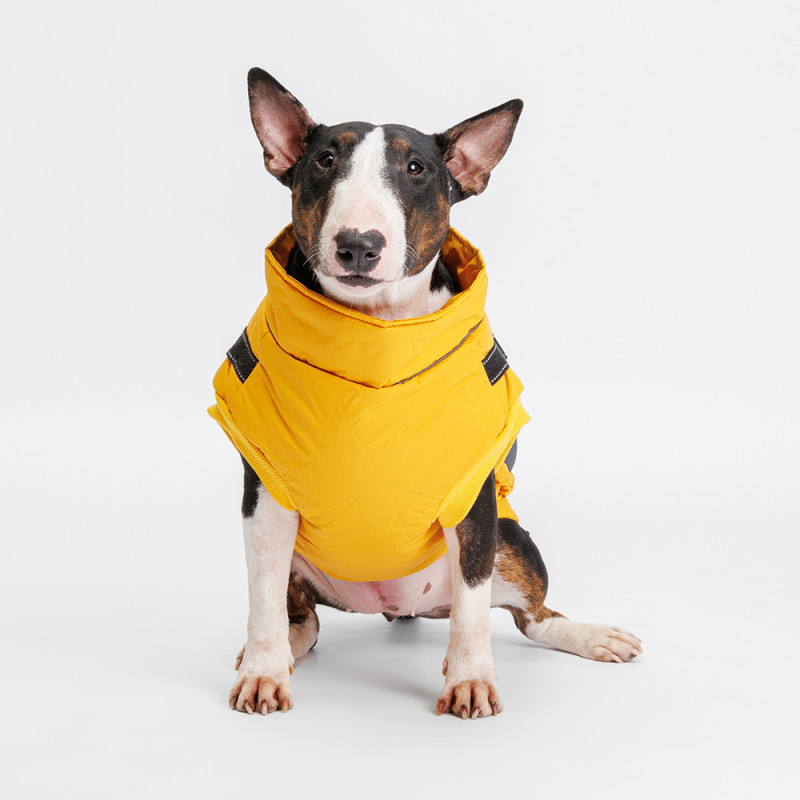 Rungo Куртка-жилетка со шлейкой для собак, 2XL, желтая