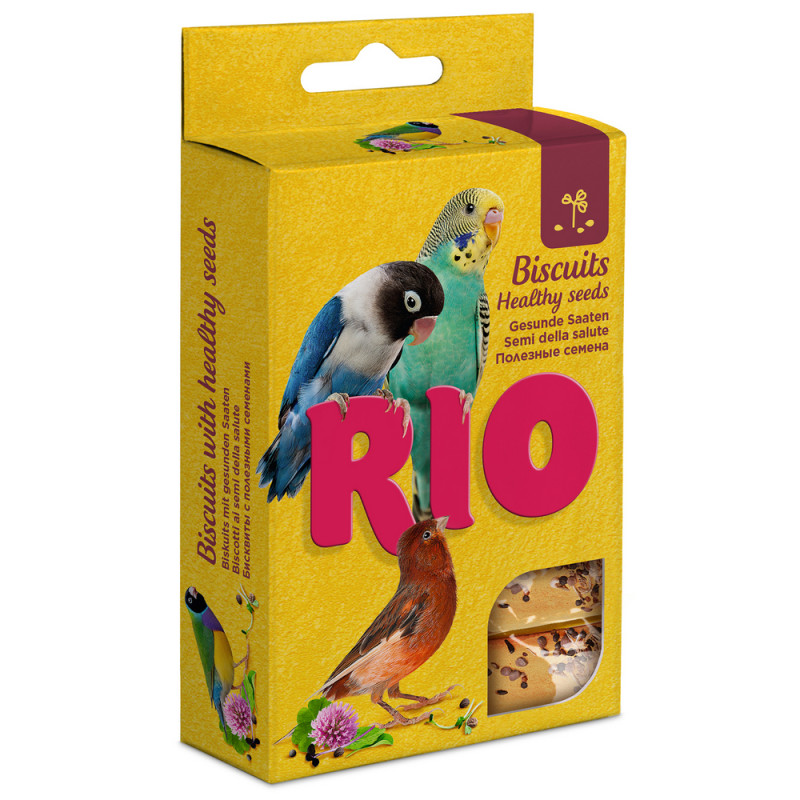 RIO Бисквиты для всех видов птиц с полезными семенами 5х7 г