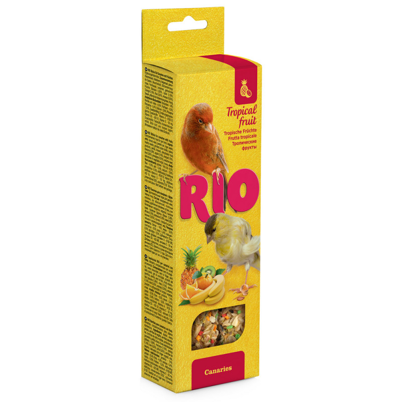 RIO Палочки для канареек с тропическими фруктами, 2х40 г