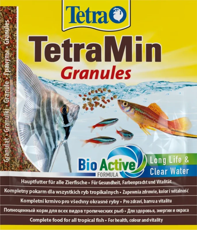 Tetra Min Granules корм для рыб в гранулах, 15 г