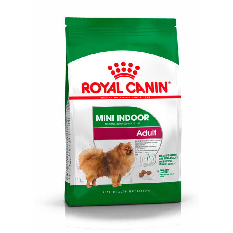 Royal Canin Mini Indoor Adult, корм сухой для взрослых собак в возрасте от 10 месяцев, 500г