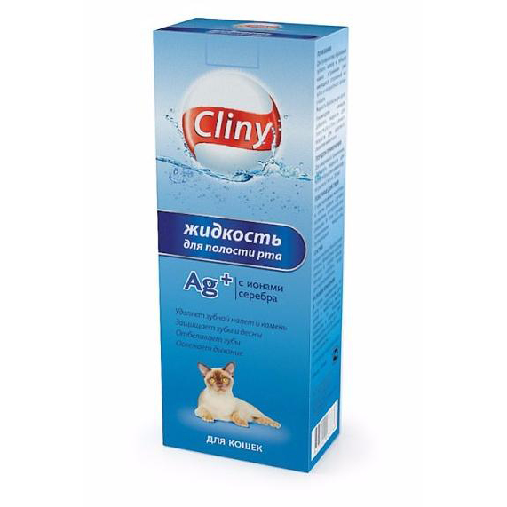 Cliny Жидкость для полости рта для кошек 100 мл