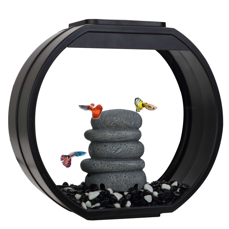 AA Aquariums Аквариум Deco O Mini UPG, 10л, черный, 334*142*310мм