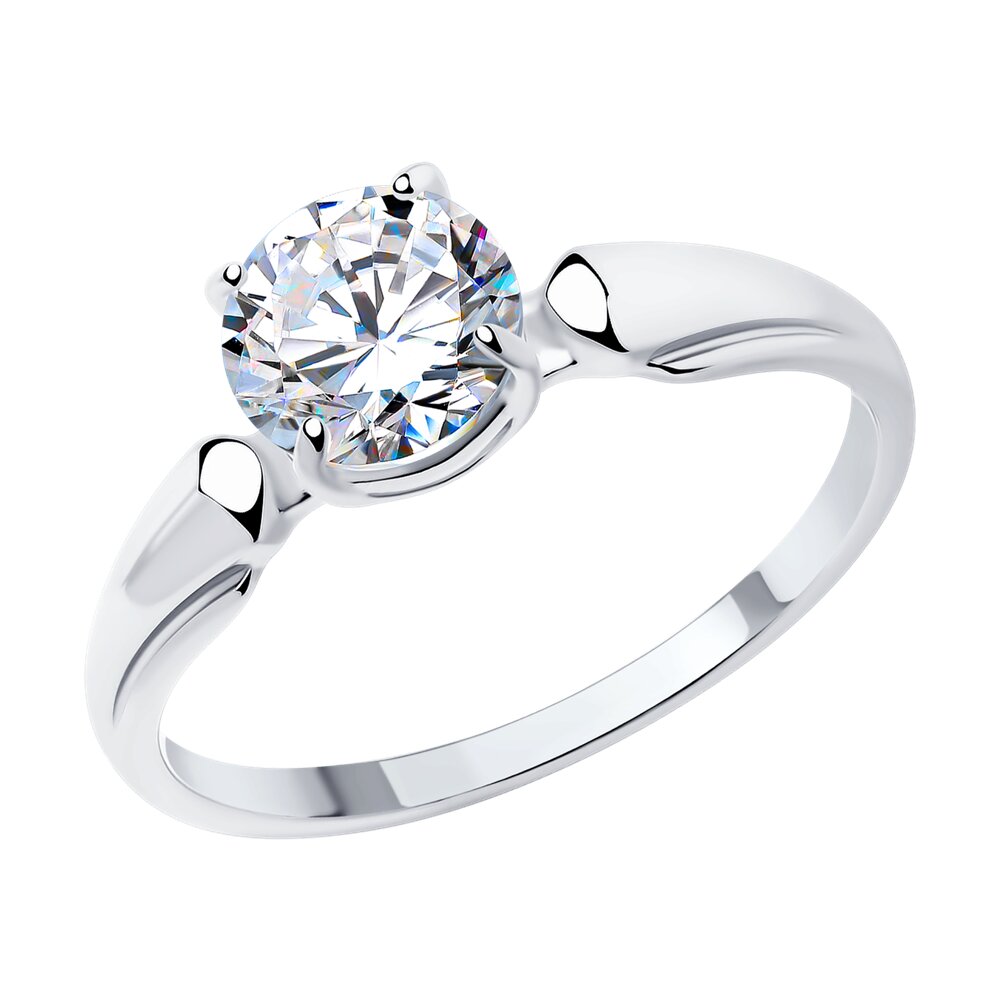 Кольцо SOKOLOV из серебра со Swarovski Zirconia