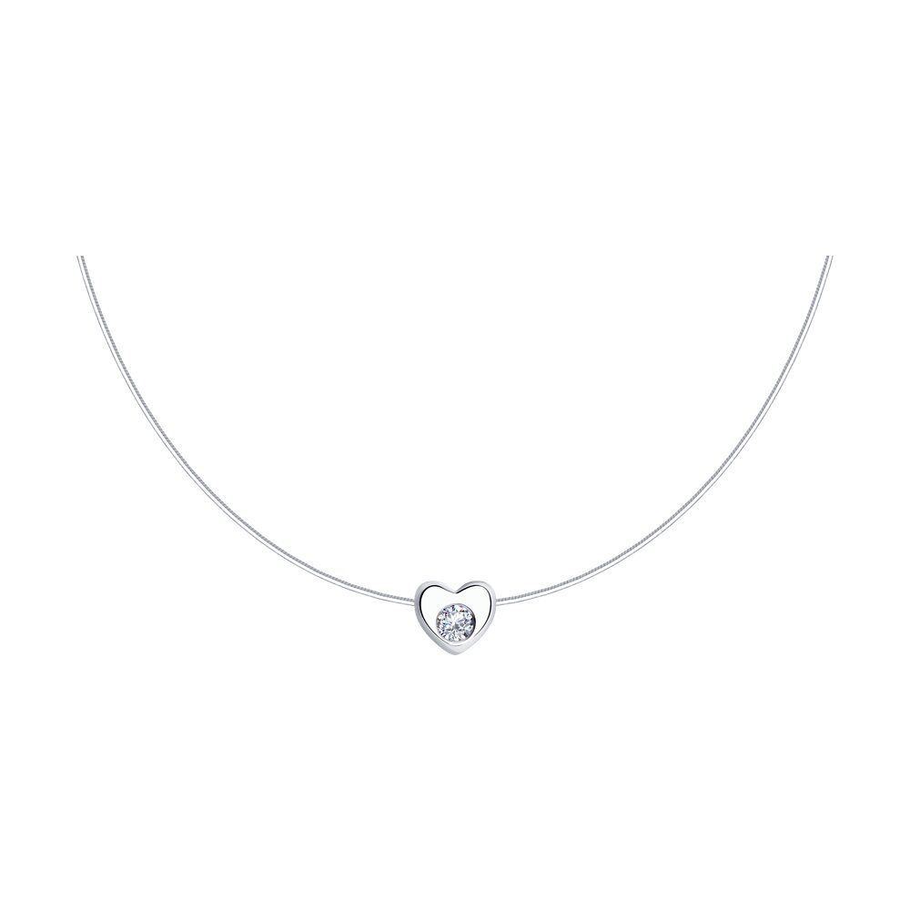 Колье SOKOLOV из серебра со Swarovski Zirconia