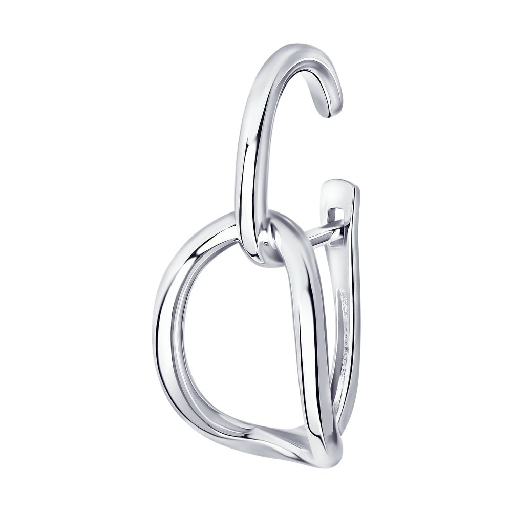 Серьга SKLV из серебра