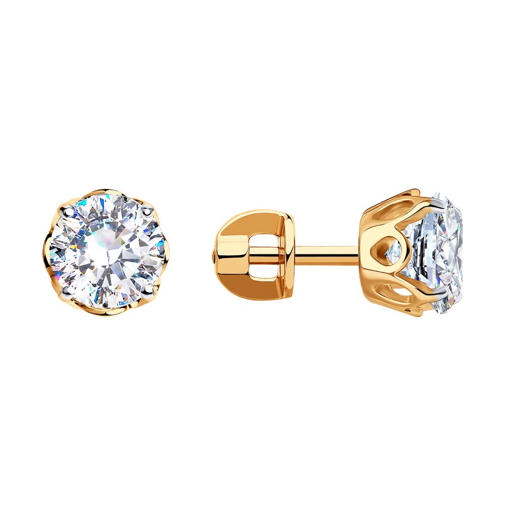 Серьги SOKOLOV из серебра со Swarovski Zirconia