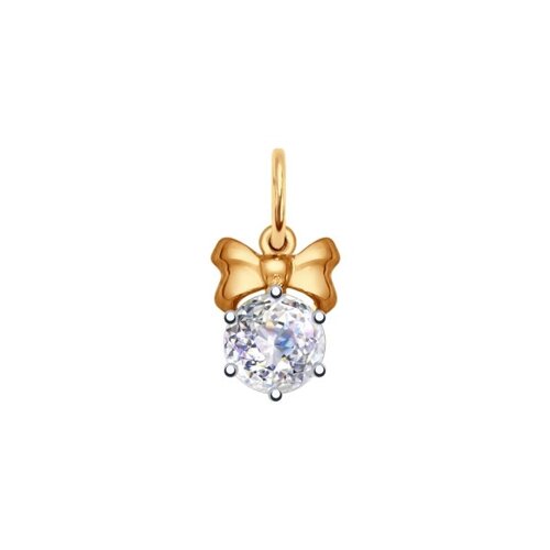 Подвеска SOKOLOV из золота со Swarovski Zirconia