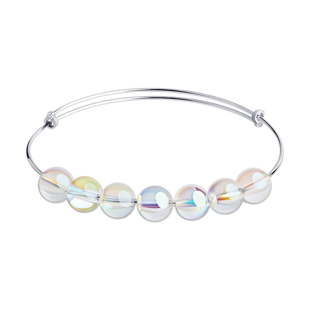 Браслет SOKOLOV из серебра с кристаллами Swarovski