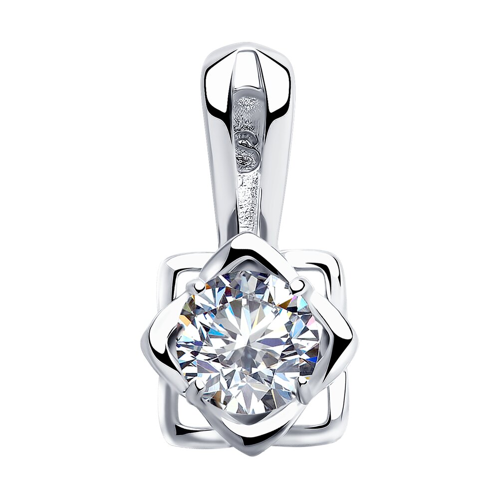 Подвеска SOKOLOV из серебра со Swarovski Zirconia