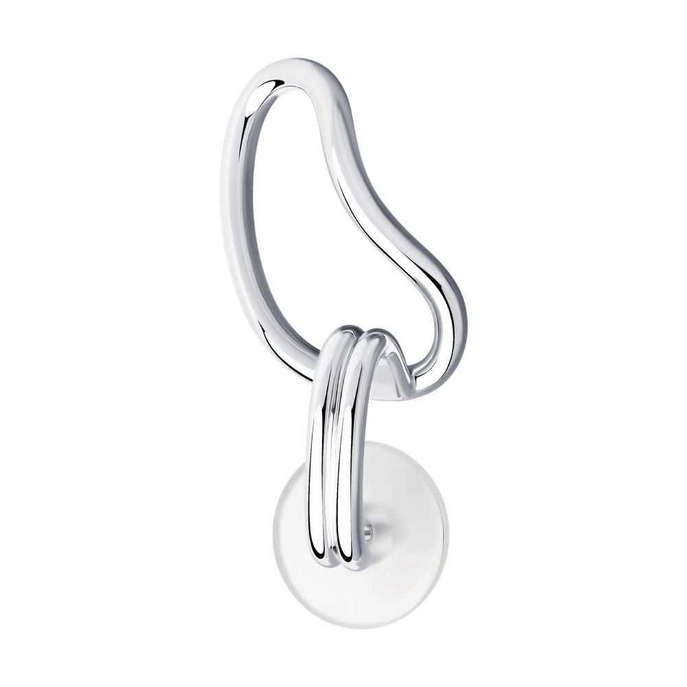 Серьга SKLV из серебра