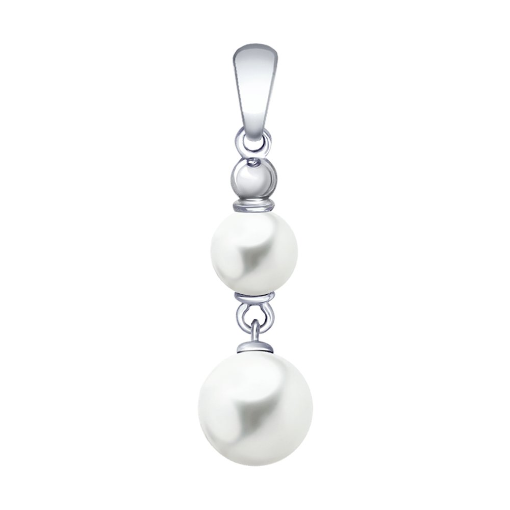 Подвеска SOKOLOV из серебра с жемчугом Swarovski