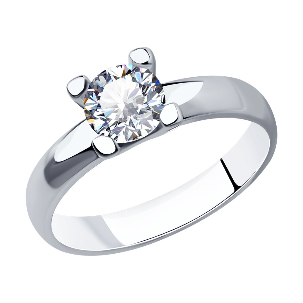 Кольцо SOKOLOV из серебра со Swarovski Zirconia