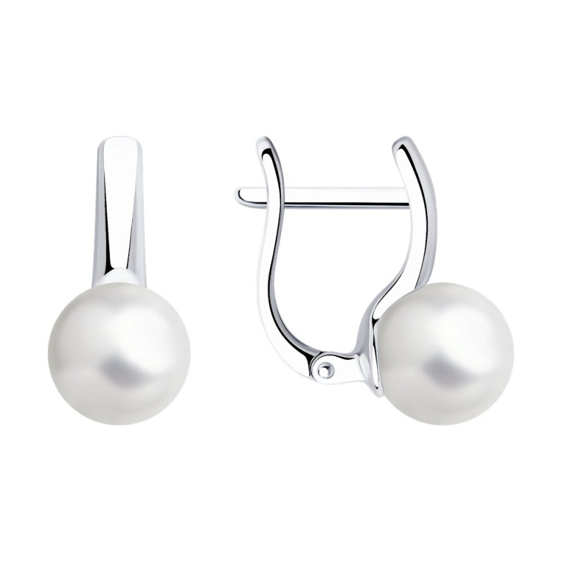 Серьги SOKOLOV из серебра с жемчугом