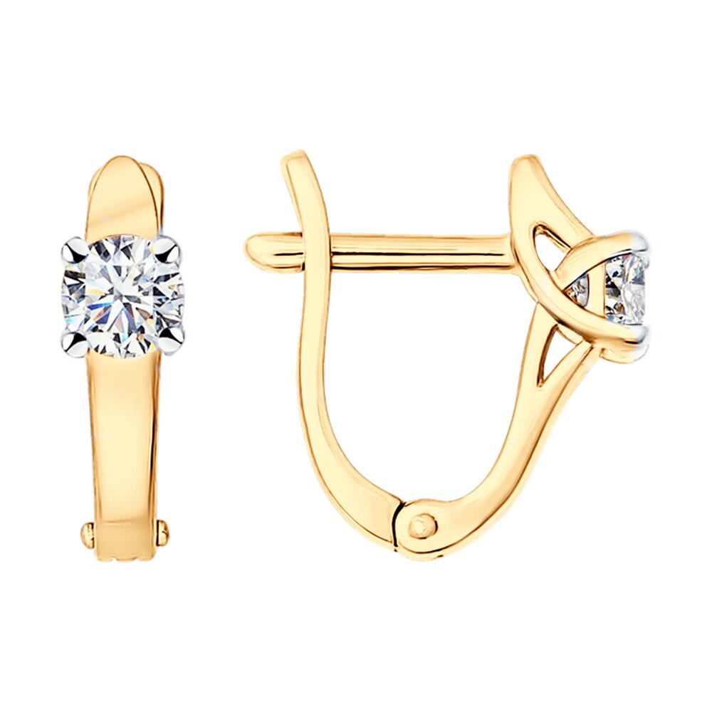 Серьги SOKOLOV из серебра со Swarovski Zirconia