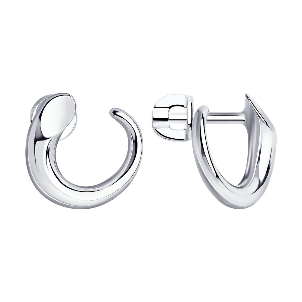 Серьги SKLV из серебра