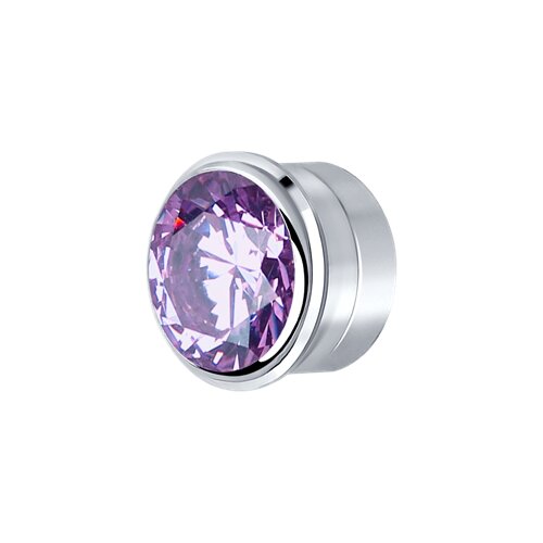 Вставка SOKOLOV из серебра с сиреневым Swarovski Zirconia