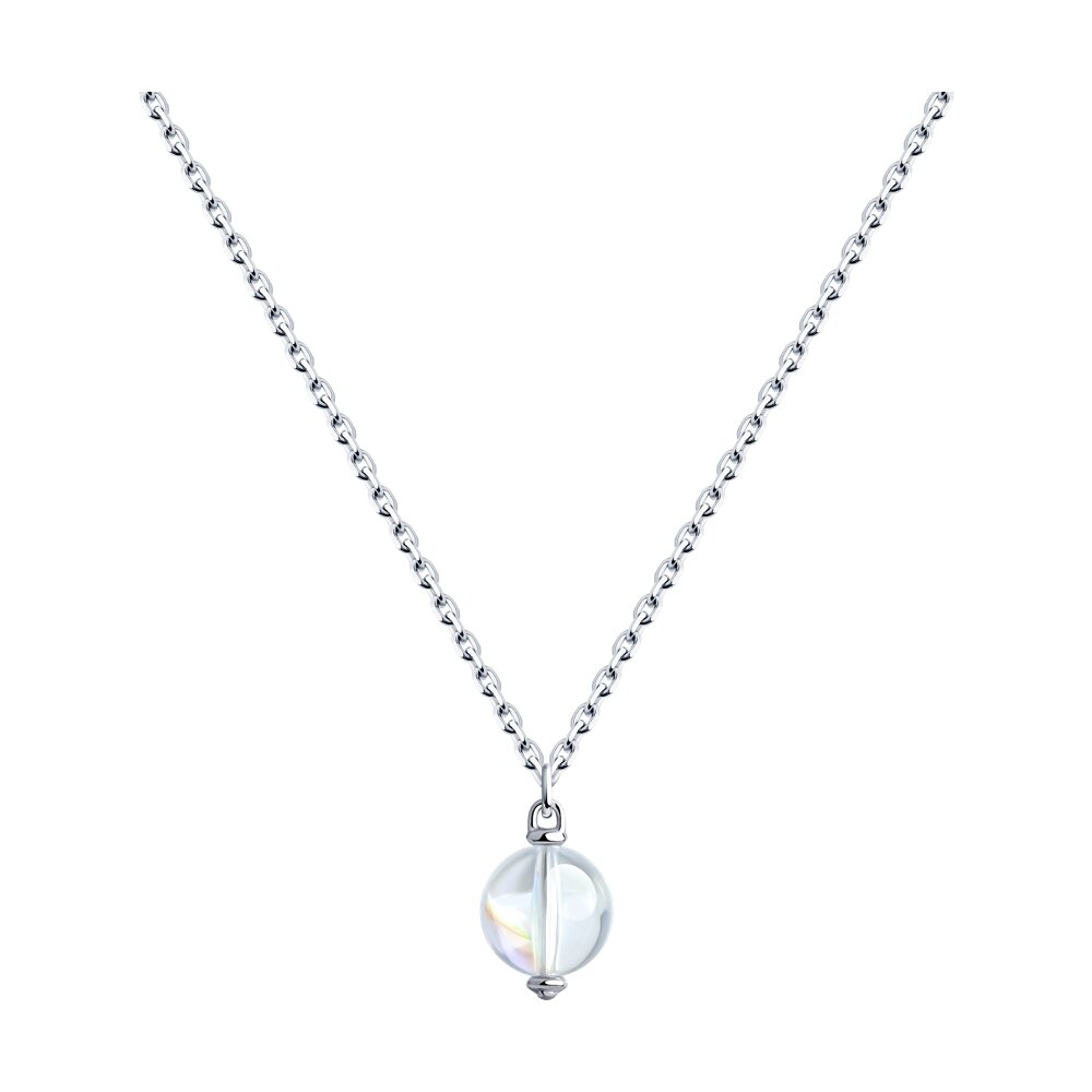Колье SOKOLOV из серебра с кристаллом Swarovski